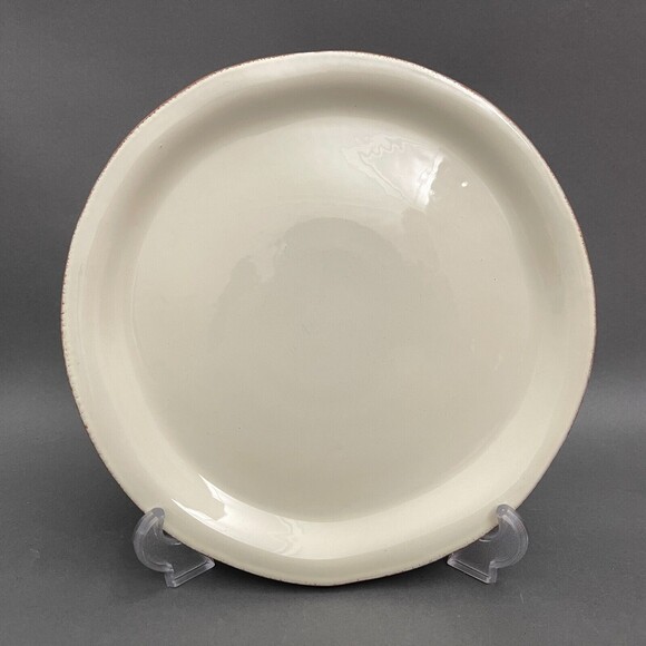 Vietri Cream or Beige Dinner Plate Made in Italy 10 5/8" - Picture 1 of 9